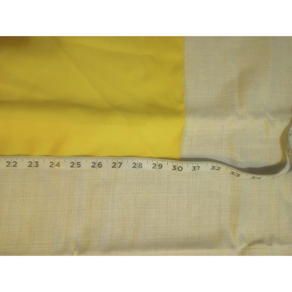 Canary Yellow‎ Square Scarf With Border Unbranded 30x29